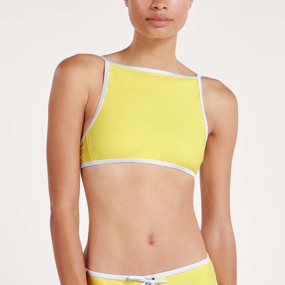 OOKIOH Yellow Tulum Bikini Top - NWT